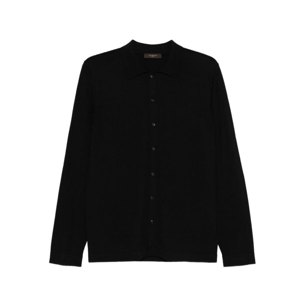 Zanone Black Shirts Men